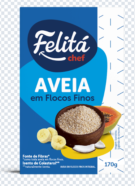 Aveia em flocos finos Felitá Chef