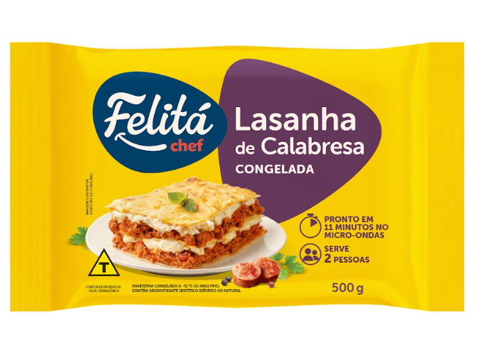 Lasanha de calabresa Felitá Chef